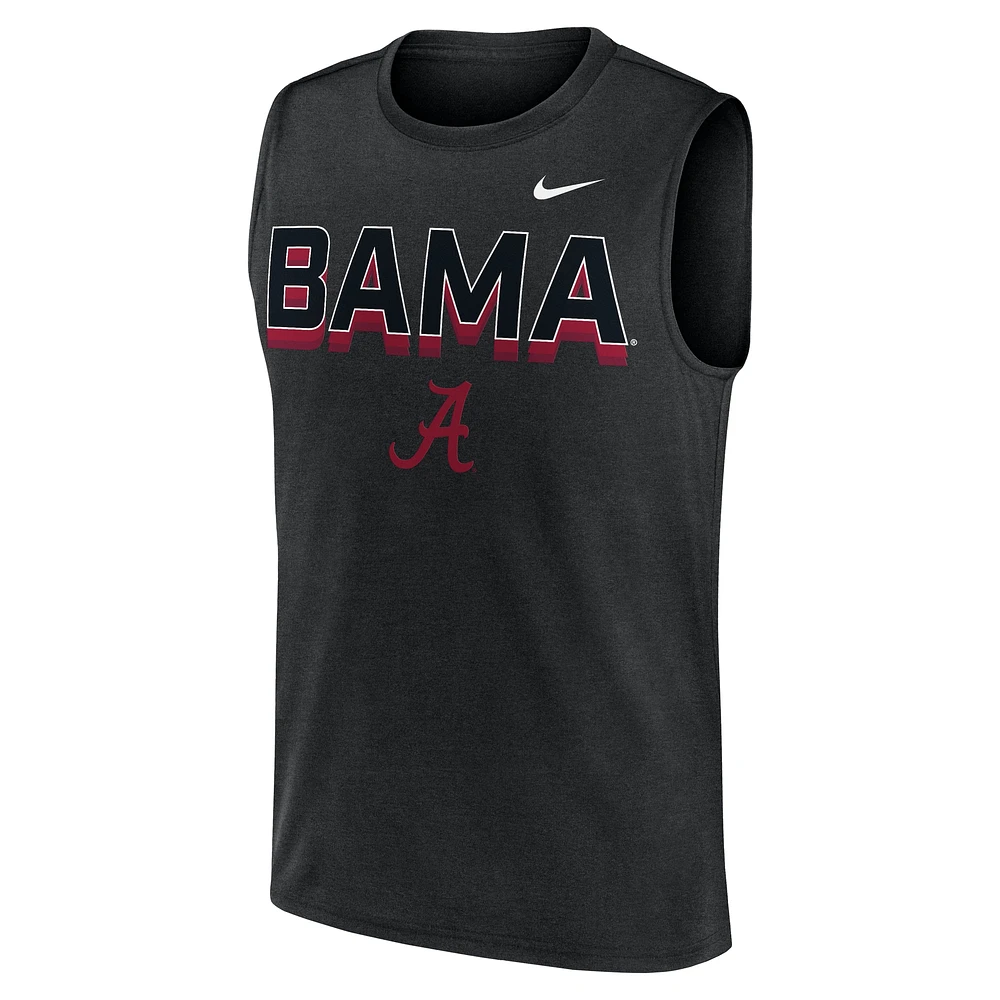Men's Nike Alabama Crimson Tide Primetime Tricode Legend Performance Tank Top