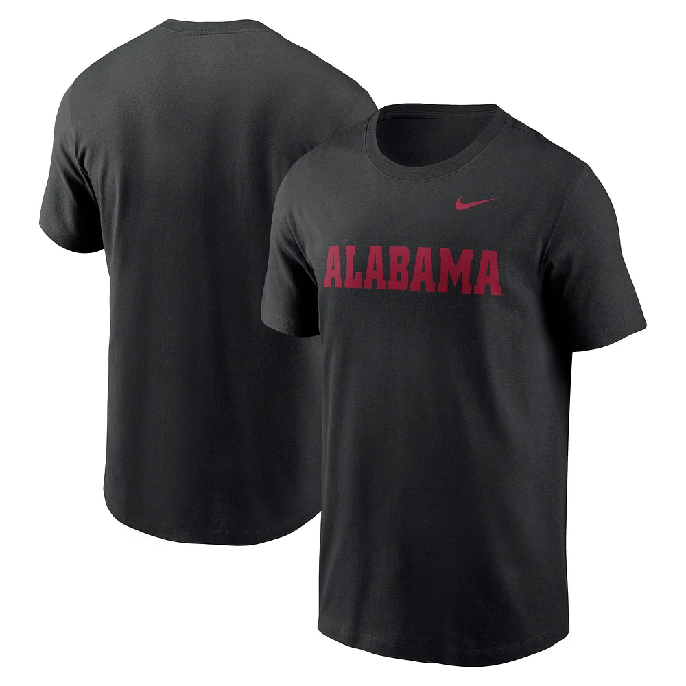 Men's Nike Black Alabama Crimson Tide Primetime Wordmark T-Shirt