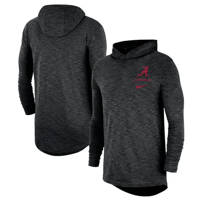 Alabama Crimson Tide Nike Slub Performance Long Sleeve Hoodie T-Shirt