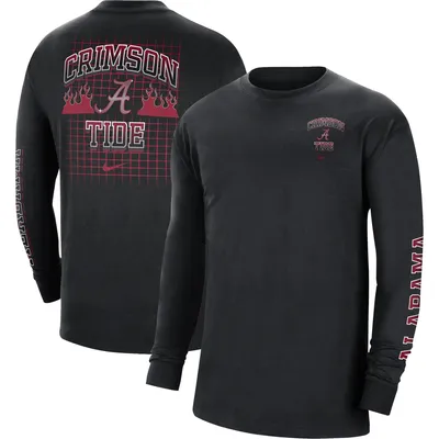 Alabama Crimson Tide Nike Tour Max 90 Long Sleeve T-Shirt - Black