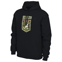 Men's Nike Black Alabama Crimson Tide Veterans Camo Pullover Hoodie