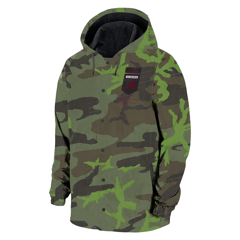 Veste à capuche Nike Camo Alabama Crimson Tide pour Homme