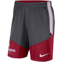 Men's Nike Charcoal/Crimson Alabama Crimson Tide Team Performance Knit Shorts