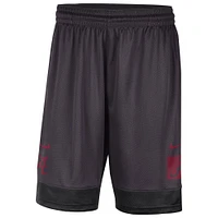 Short Nike Performance Fast Break Alabama Crimson Tide Charcoal pour Homme