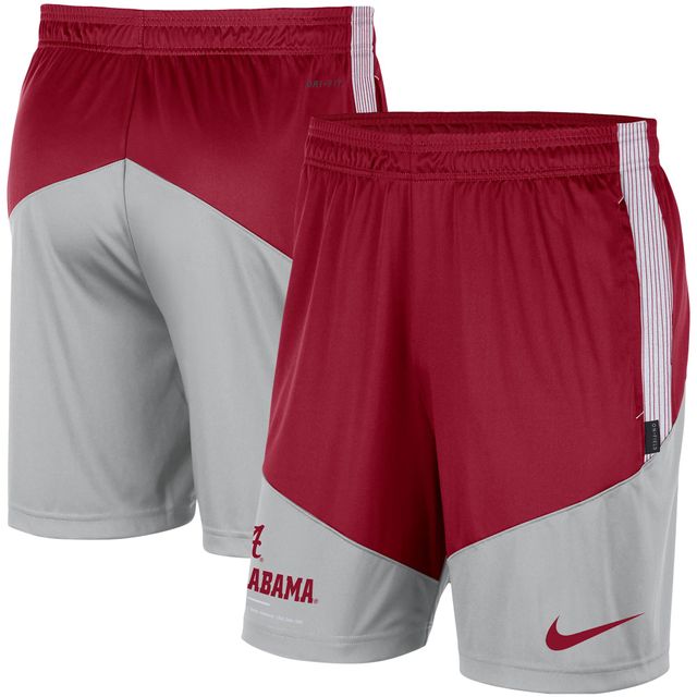 Short en tricot Nike Alabama Crimson Tide Team Performance pour homme - Cramoisi/Gris