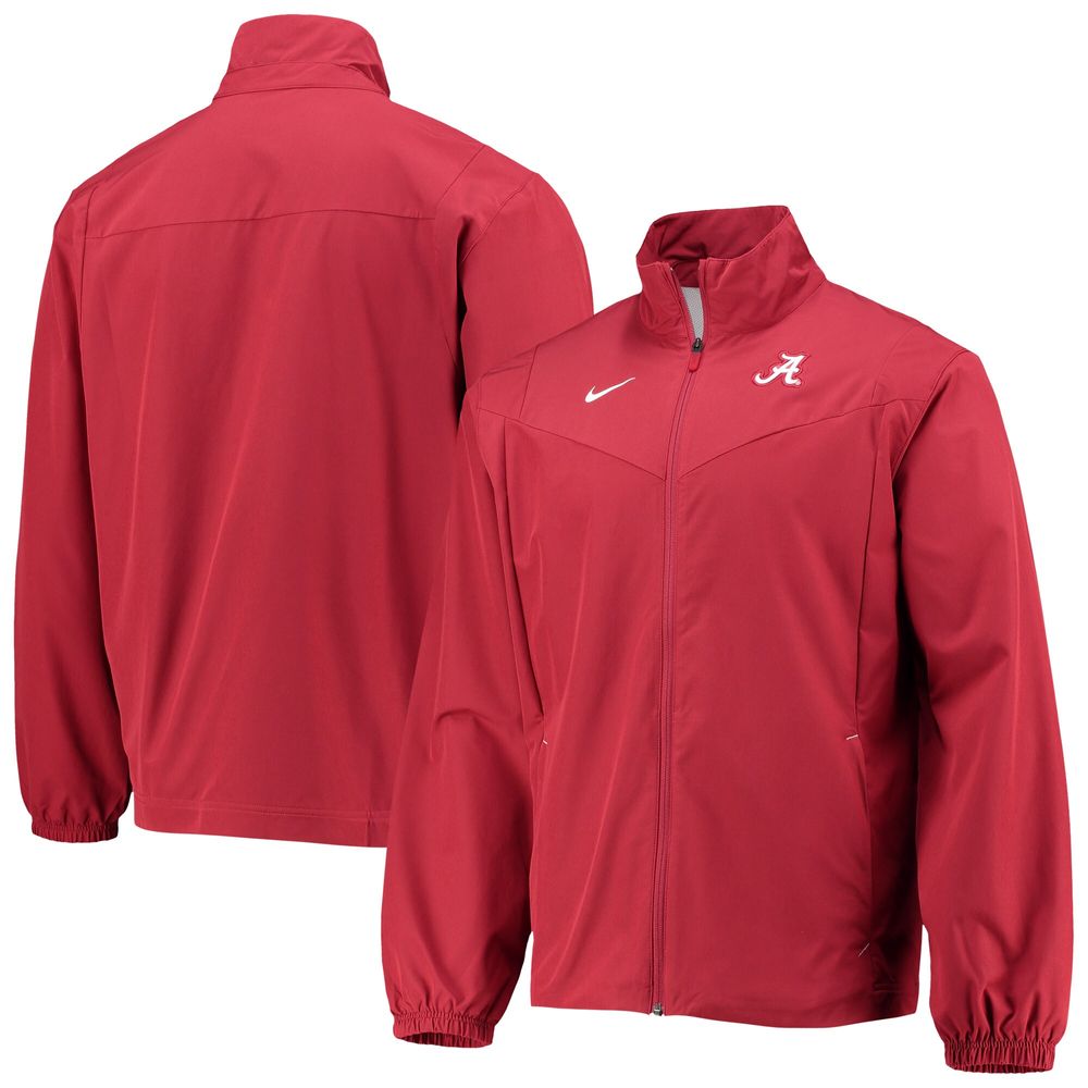 Men's Nike Crimson Alabama Tide 2021 Sideline Full-Zip Jacket