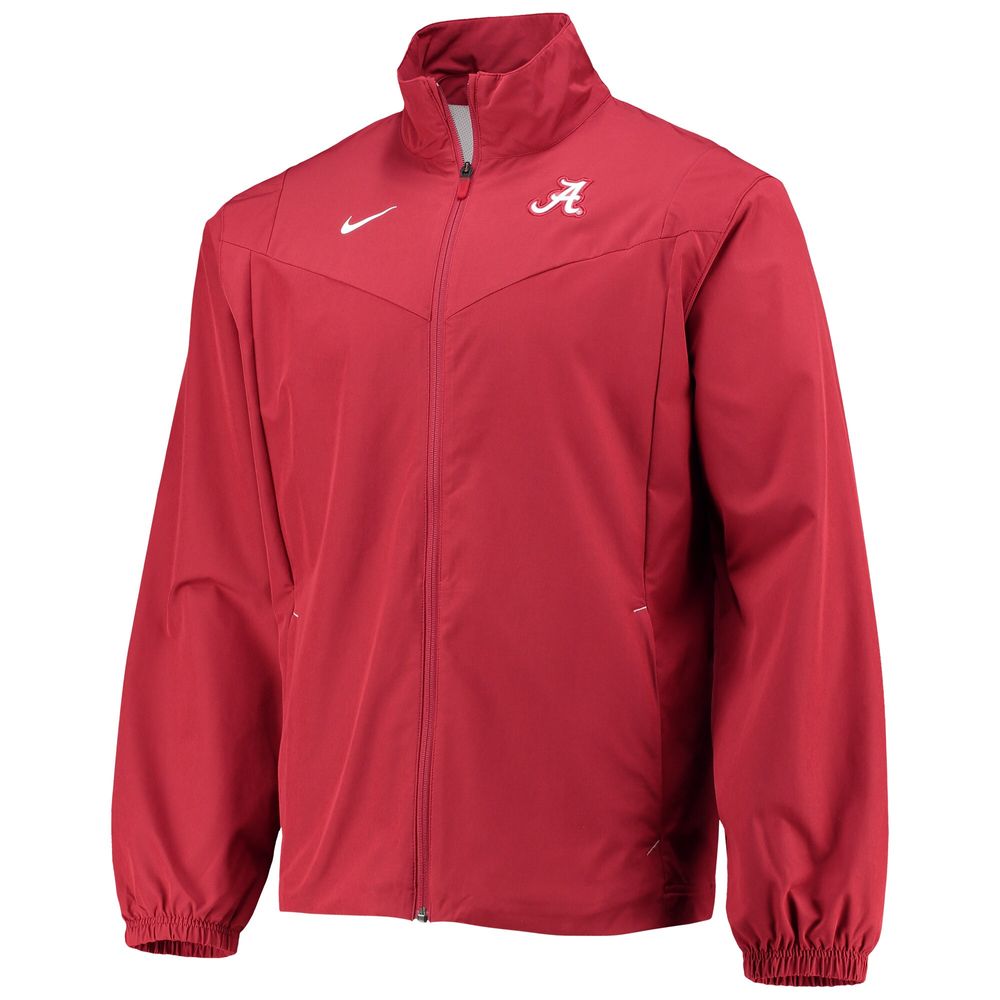 Men's Nike Crimson Alabama Tide 2021 Sideline Full-Zip Jacket