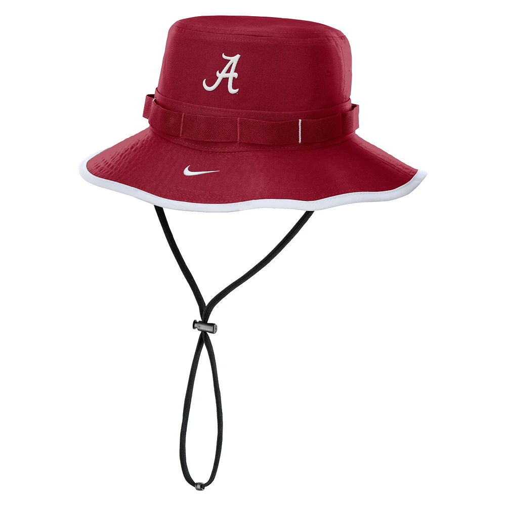 Men's Nike Crimson Alabama Tide 2024/25 On-Field Apex Performance Boonie Bucket Hat