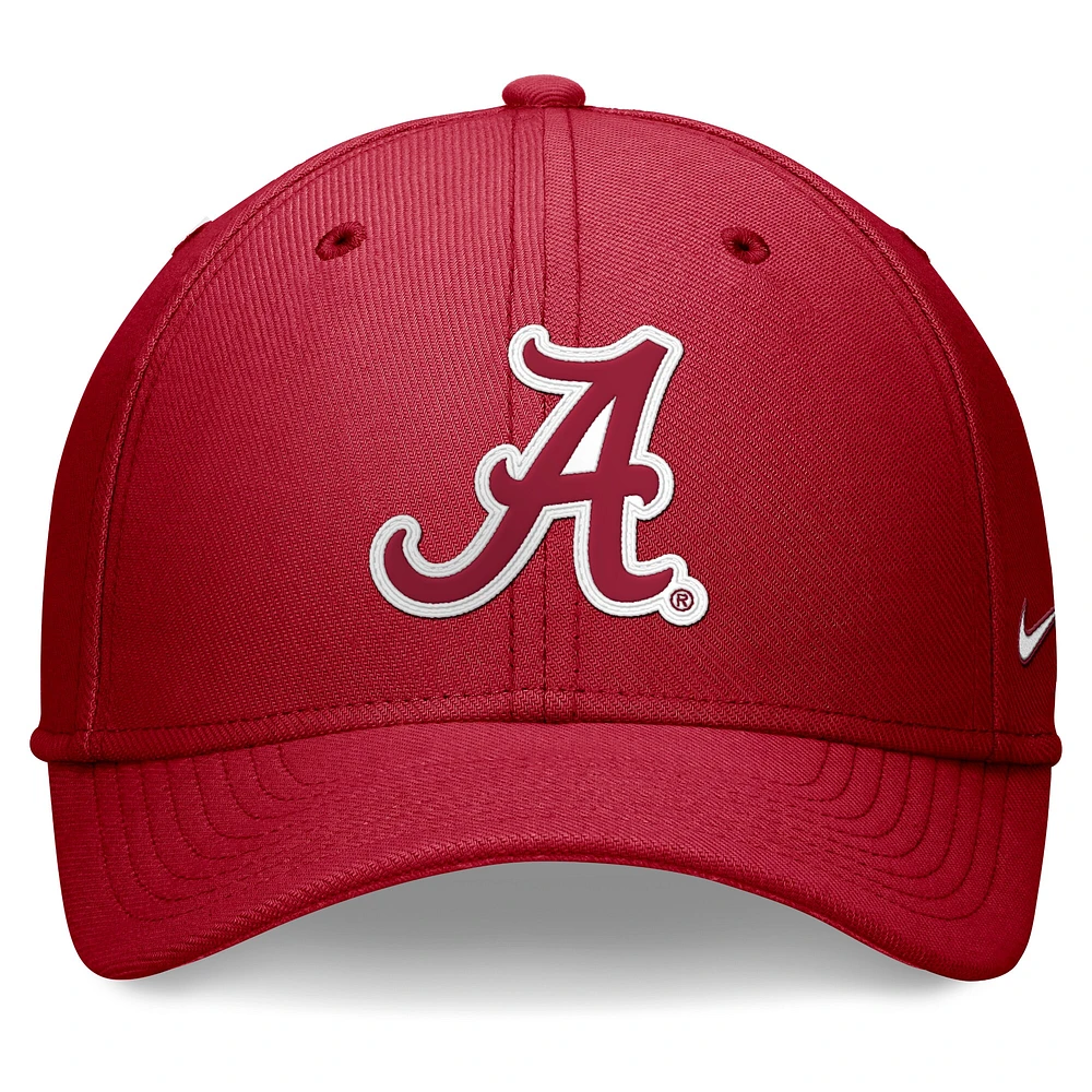 Casquette Nike Crimson Alabama Tide 2024 Sideline Flex pour homme
