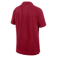 Men's Nike Crimson Alabama Tide 2024 Sideline Woven Performance Polo