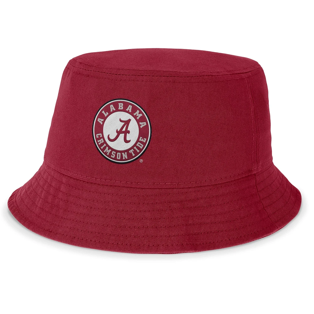 Chapeau bob Nike Crimson Alabama Crimson Tide Apex pour homme