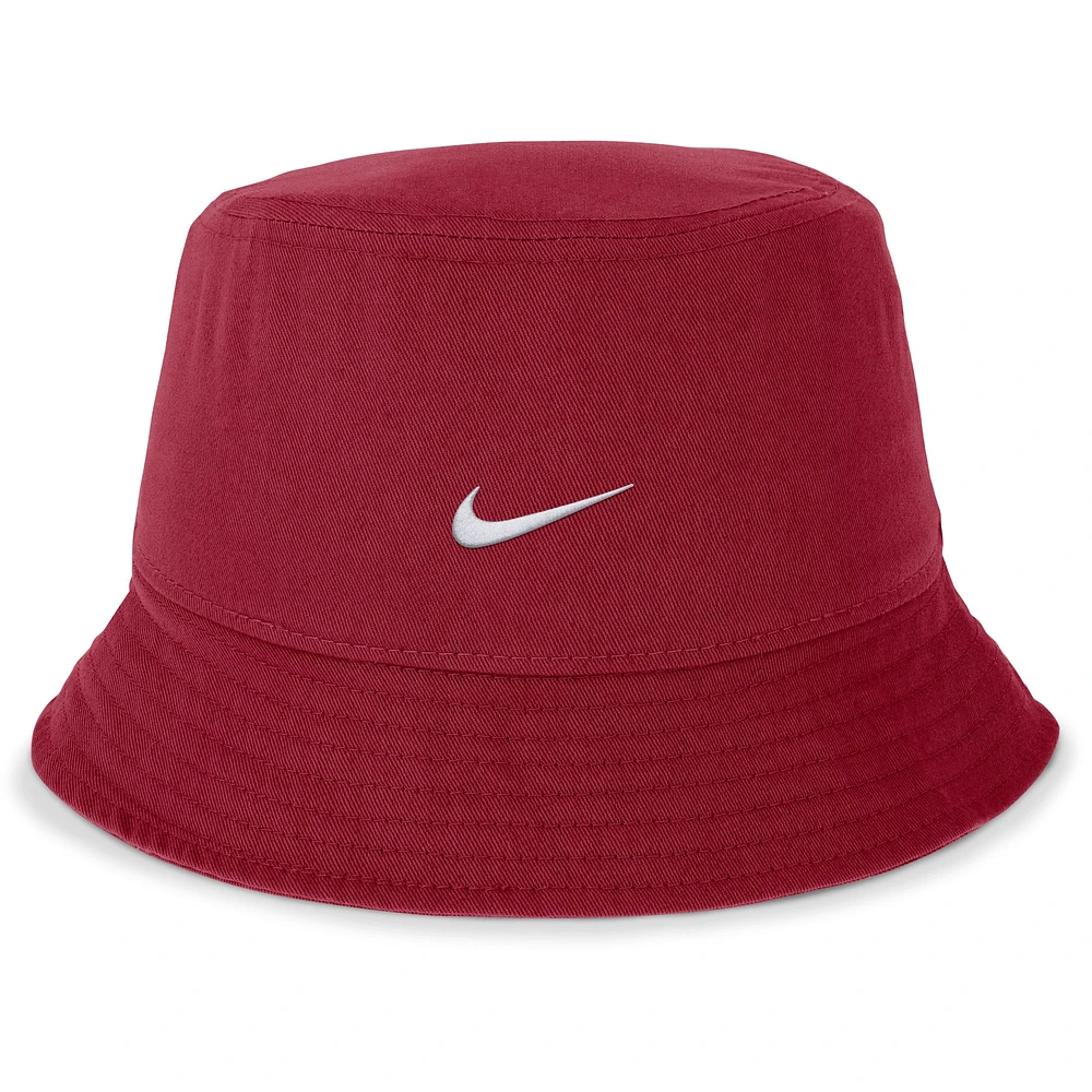 Chapeau bob Nike Crimson Alabama Crimson Tide Apex pour homme