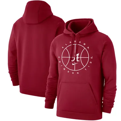 Alabama Crimson Tide Nike Basketball Icon Club Fleece Pullover Hoodie