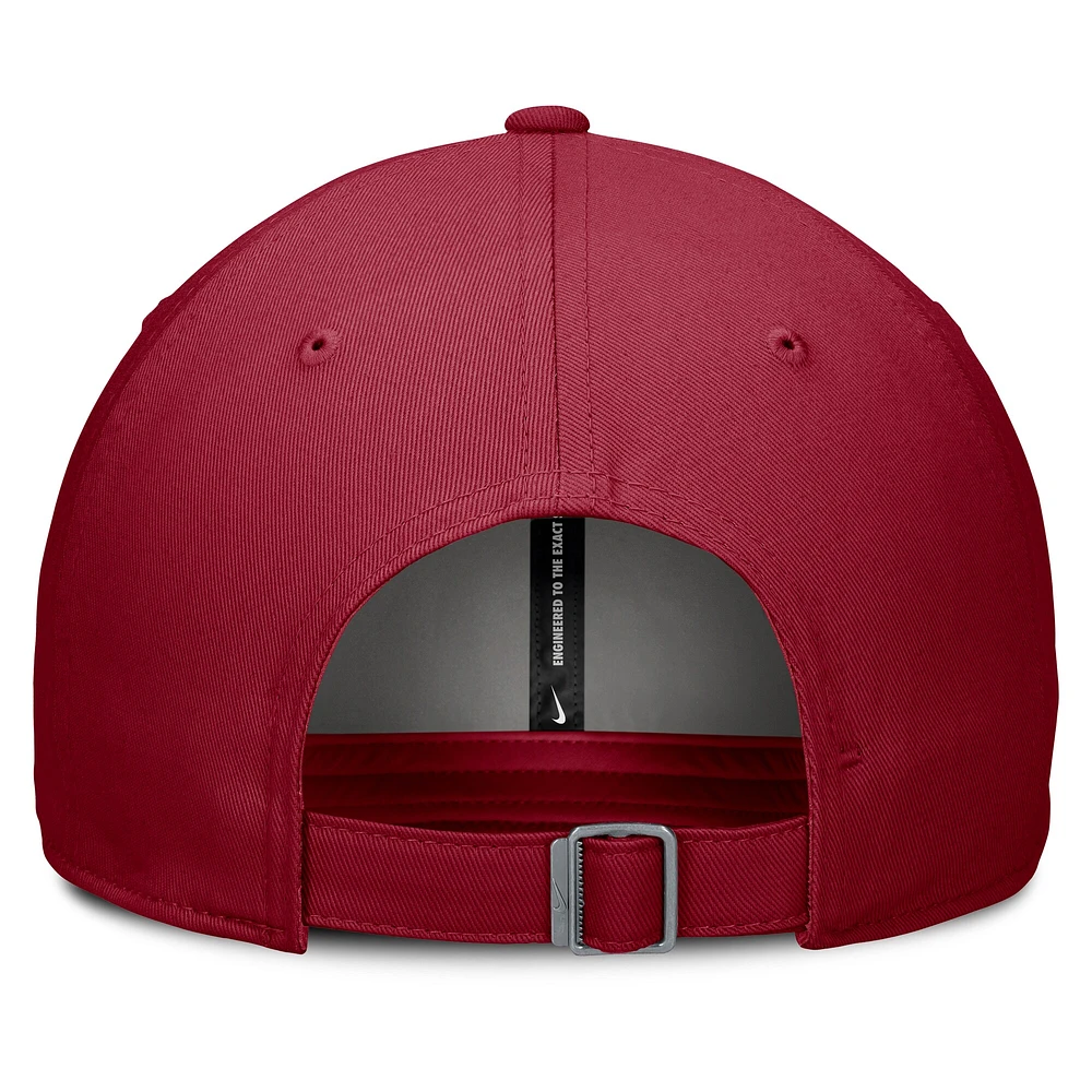 Casquette ajustable Nike Crimson Alabama Crimson Tide Campus Club pour homme