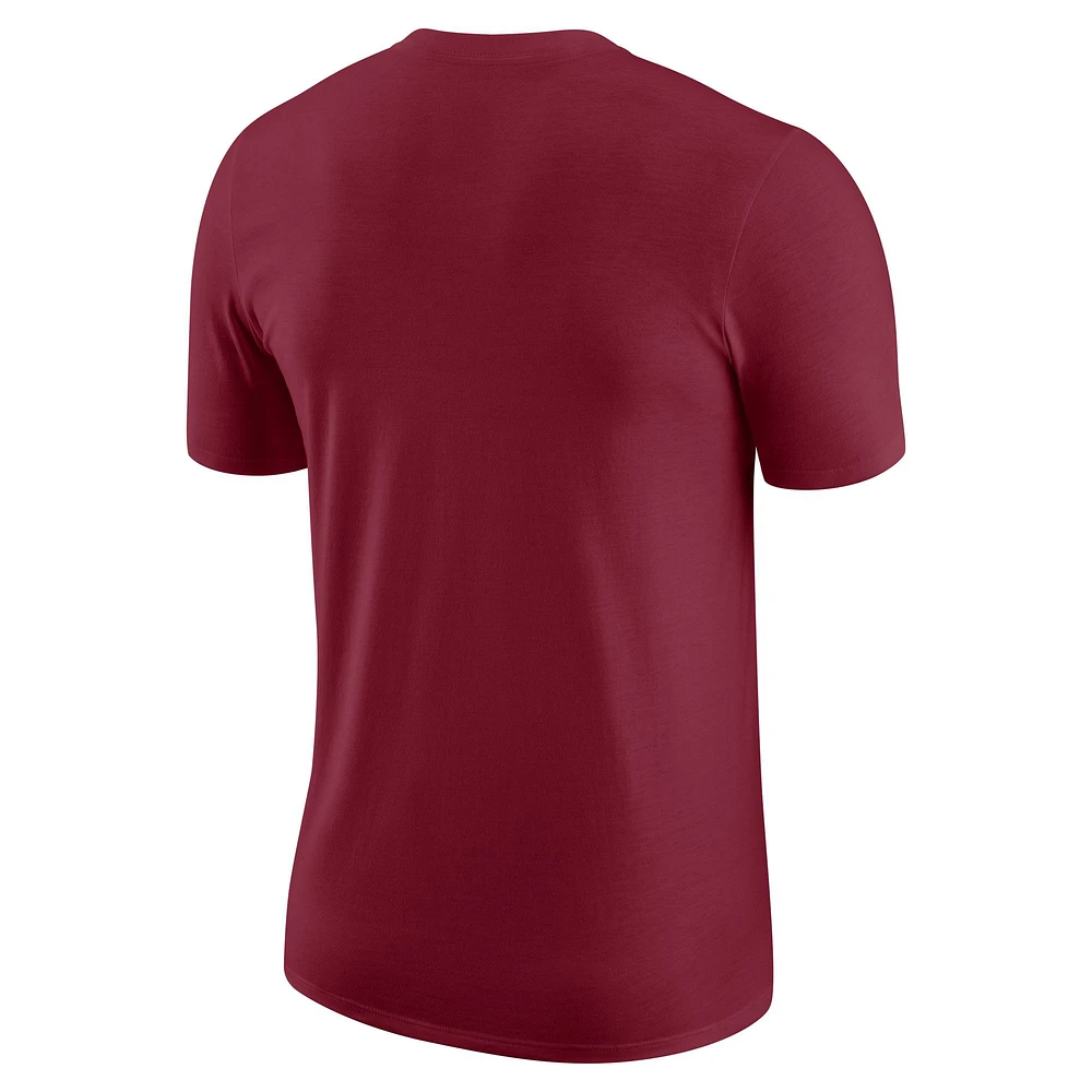 T-shirt Nike Crimson Alabama Tide Campus Gametime pour homme