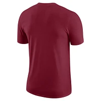 T-shirt Nike Crimson Alabama Tide Campus Gametime pour homme