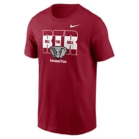 Men's Nike Crimson Alabama Tide Campus Local T-Shirt