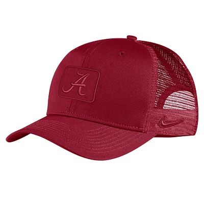 Nike Crimson Alabama Crimson Tide Classic99 Tonal Trucker Snapback Casquette pour homme