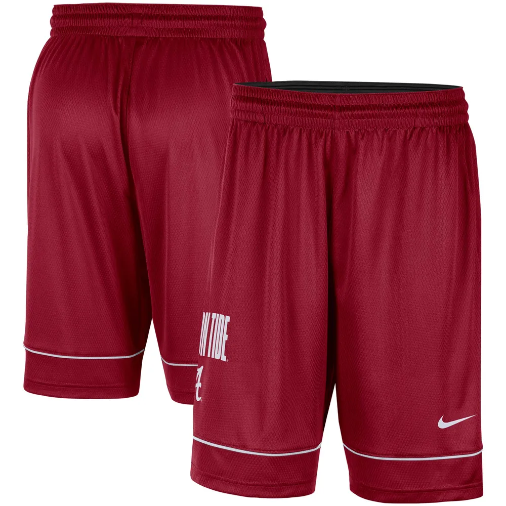 Short Performance Nike Crimson Alabama Tide Fast Break pour Homme