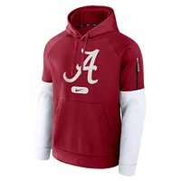 Men's Nike Crimson Alabama Tide Fitness Performance Pullover Hoodie