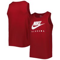 Men's Nike Crimson Alabama Tide Futura Performance Scoop Neck Tank Top