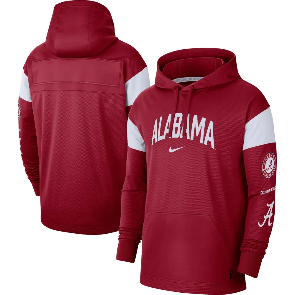 Lids Alabama Crimson Tide Nike Jersey Performance Pullover Hoodie