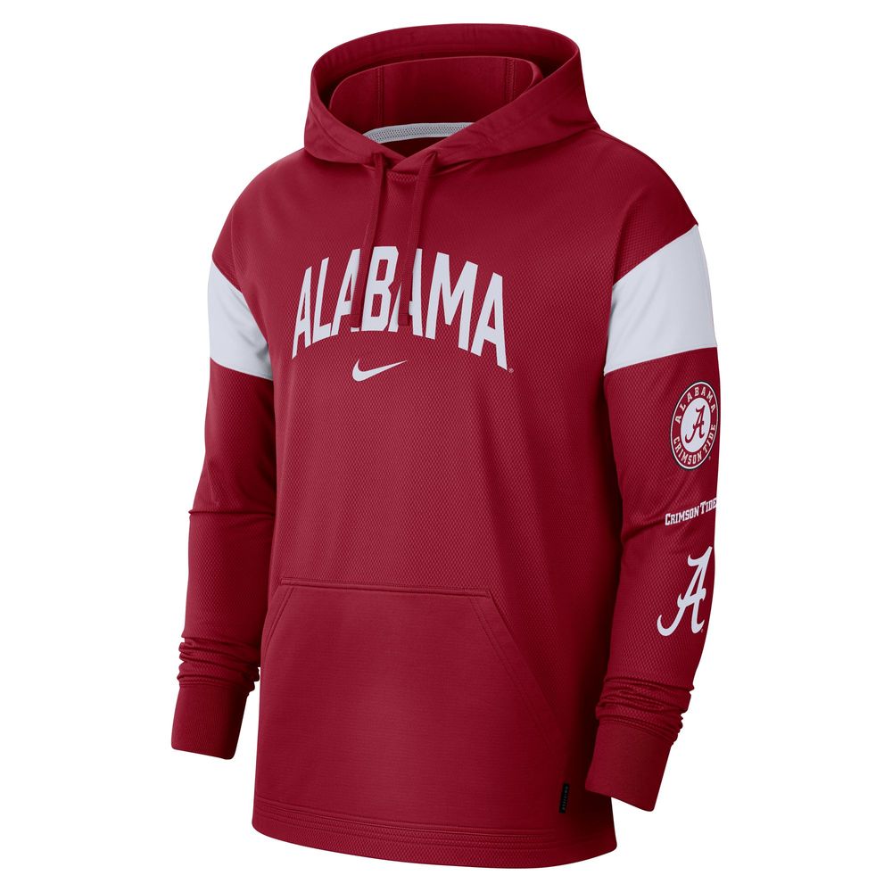 Men's Nike Crimson Alabama Tide Jersey Performance Pullover Hoodie