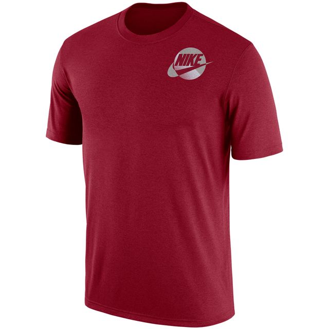 T-shirt Nike Crimson Alabama Tide Just Do It Max 90 pour homme