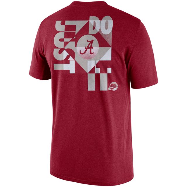 T-shirt Nike Crimson Alabama Tide Just Do It Max 90 pour homme