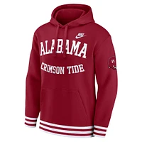 Sweat à capuche rétro Nike Crimson Alabama Tide Legacy pour homme