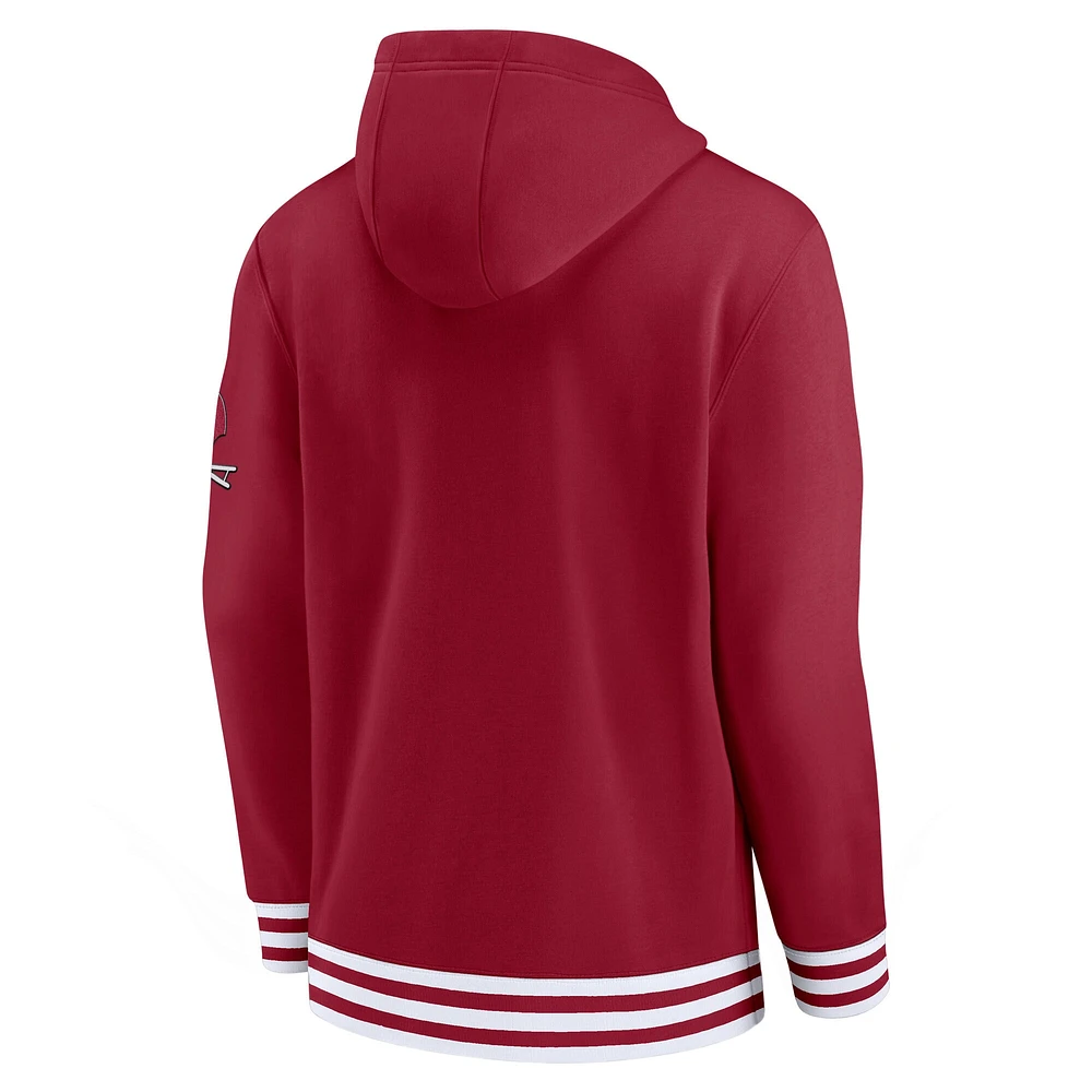 Men's Nike Crimson Alabama Tide Legacy Retro Pullover Hoodie