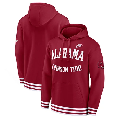 Sweat à capuche rétro Nike Crimson Alabama Tide Legacy pour homme