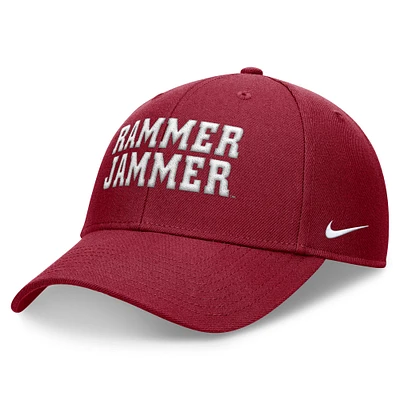 Casquette ajustable Nike Crimson Alabama Crimson Tide Local Rise pour homme