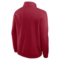 Men's Nike Crimson Alabama Tide Primetime Club Half-Zip Pullover