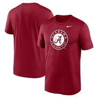 T-shirt Nike Crimson Alabama Tide Primetime Legend Alternate Logo pour homme