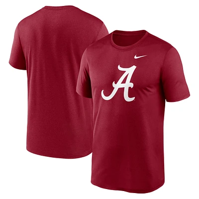 T-shirt Nike Crimson Alabama Primetime Legend Logo pour homme