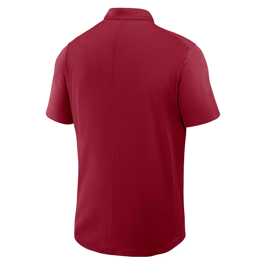 Men's Nike Crimson Alabama Tide Primetime Victory Legacy Vault Logo Performance Polo