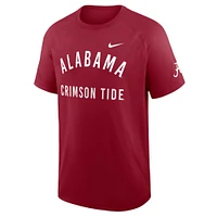 Men's Nike Crimson Alabama Tide Ready Raglan Premium Performance T-Shirt