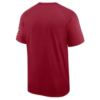 Men's Nike Crimson Alabama Tide Ready Raglan Premium Performance T-Shirt