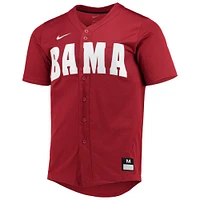 Men's Nike Crimson Alabama Tide Replica Baseball Jersey