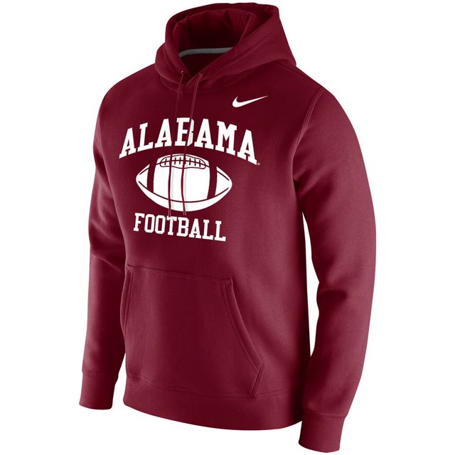 Sweat à capuche en polaire Nike Crimson Alabama Tide Retro Football Club pour homme