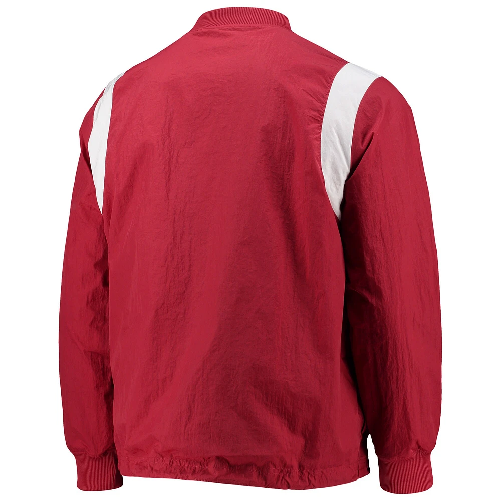 Veste coupe-vent Nike Crimson Alabama Tide Rev pour homme