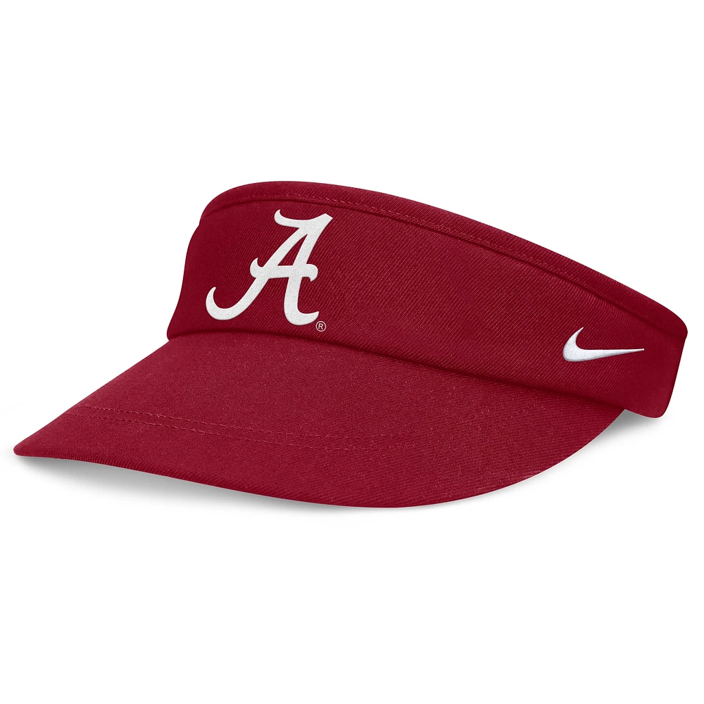 Men's Nike Crimson Alabama Crimson Tide Sideline Coaches Adjustable Visor