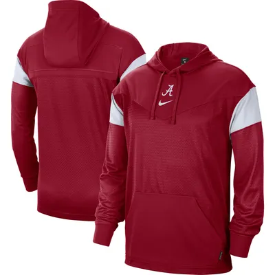 Alabama Crimson Tide Nike Sideline Jersey Pullover Hoodie