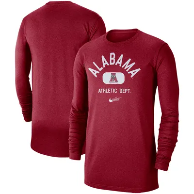 Alabama Crimson Tide Nike Textured Long Sleeve T-Shirt