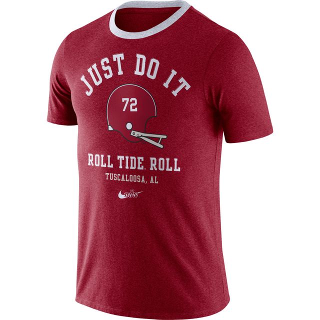 T-shirt tri-mélange Nike Crimson Alabama Tide Vault pour hommes