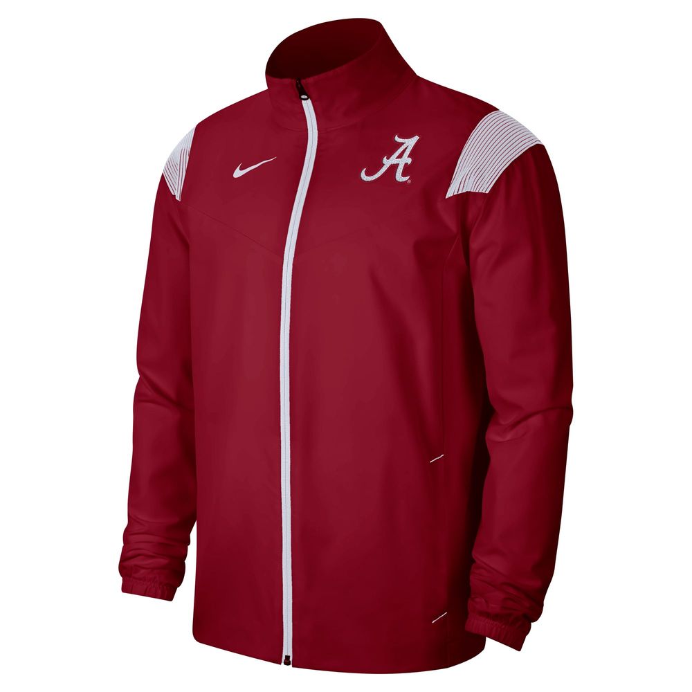 Men's Nike Crimson Alabama Tide Woven Full-Zip Jacket