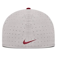 Casquette ajustée True Performance On-Field Dugout Nike grise pour homme Alabama Crimson Tide
