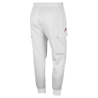 Men's Nike Heather Gray Alabama Crimson Tide Club Cargo Jogger Pants