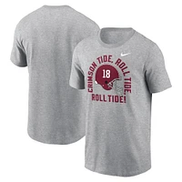 Men's Nike Heather Gray Alabama Crimson Tide Local Song T-Shirt